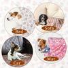 Flannel Pet Blanket,Cute Dog Paw Print Blanket Pet Mat for Puppy Kitten Warm and Comfortable Blanket Suitable for Cats and Dogs