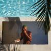 Быстросохнущие пляжные полотенца Frank Ocean Blonde Channel Orange Music Art подходят для бассейнов, кемпинга, йоги и спортзала