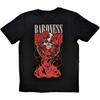 Baroness Fleur Skull Official Tee T-Shirt Mens Unisex