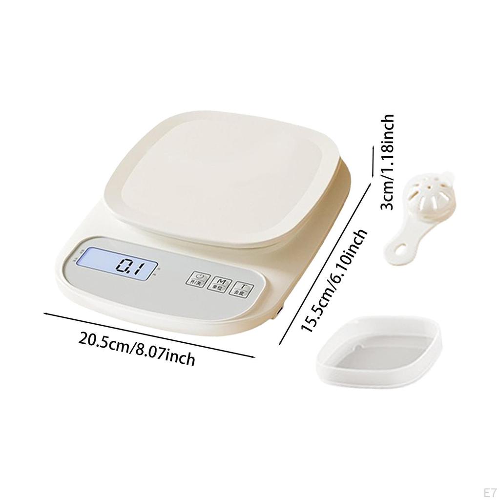 Кухонные весы для еды, карманные цифровые весы для маленькой тарелки, весы для мяса, весы для кофе