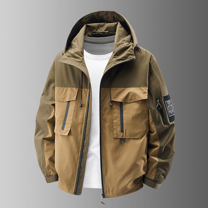 Men's Spring and Autumn Sunscreen Leisure Sunshade Hat Korean Edition Simple Outdoor Travel Mountaineering Jacket