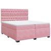 Maison Exclusive - Sommier à lattes de lit avec matelas Rose 200x200 cm Velours