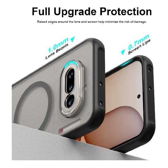 Phone Case For Nothing Phone 4a Pro, Magnetic Matte Shockproof Phone Cover For Nothing Phone 4a Pro