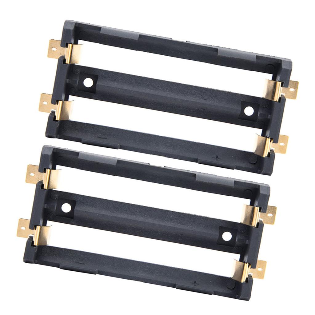 2Pcs 2 Batteries Holder Box Storage Case for SMD 18650 DIY Charging Power Supply