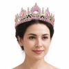 Rhinestone Bridal Crown Multicolor Wedding Crown Hair Ornaments Baroque Pageant Crown Women