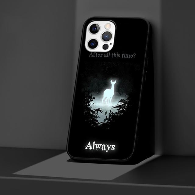 Черный чехол для Iphone 14 11 13 Pro Max 12 Mini Xr 7 8 Plus Se 2020 Xs 6 6s + чехол, мягкая сумка для мобильного телефона, чехол с изображением оленя, художественный постер