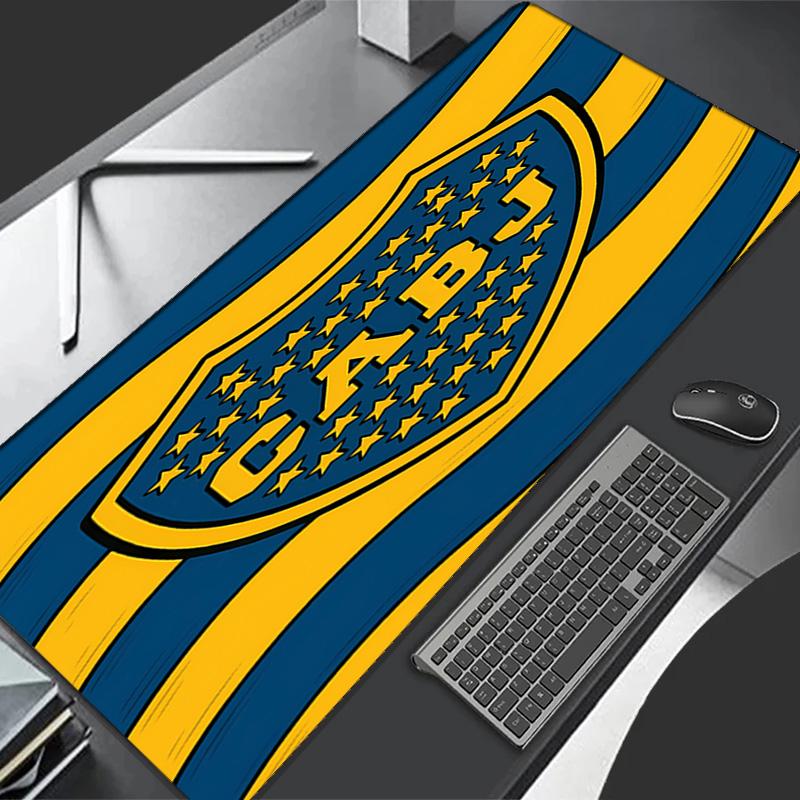 Club Atlético Boca Juniors Theme Premium Non-slip Mouse Pad with Stitched Edges,Durable Rubber Material,for Desktop & Gaming Great Gifts