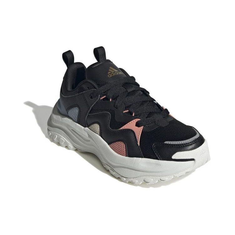 adidas Maxxwavy Удобные Простые Амортизирующие Нескользящие Низкие Повседневные Туфли Женские Повседневные Туфли Черный Мультиколор IF6889