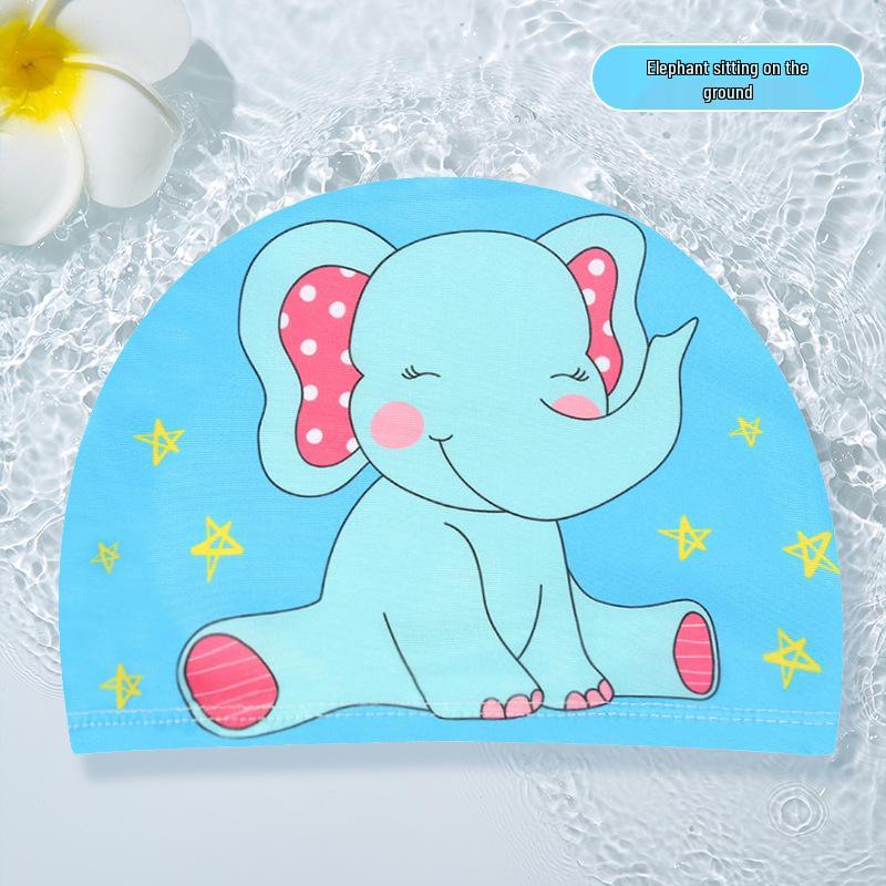 Children's Cartoon Ear-Protective Swim Cap - Cute, Comfy, and Secure for Boys and Girls