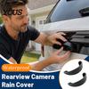 Exterior Lens Protection Accessory Waterproof Rearview Camera Rain Shield, Flexible PVC Protector Vehicle Rear Deflector with Adhesive