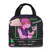Пожирательница мела Сьюзи Deltarune Фан-арт Мерч Термосумка для обеда Сумка для хранения еды на открытом воздухе Портативный холодильник Термоланчбоксы