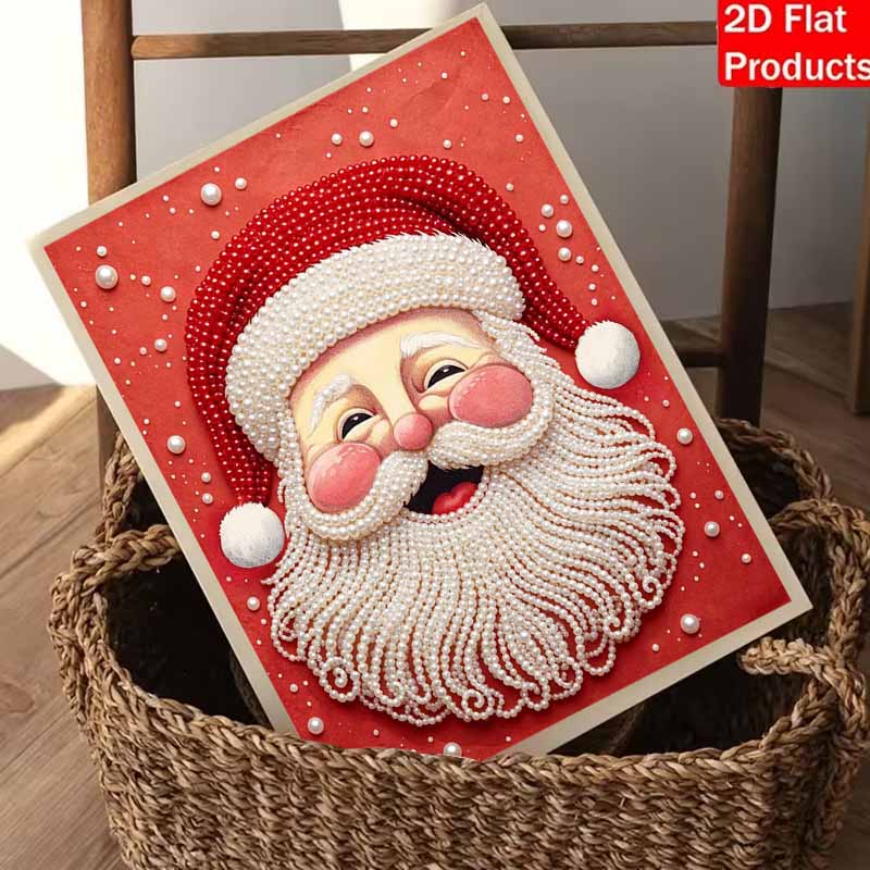 Christmas pearl painting art painting kit Santa Claus handmade diy home decoration painting