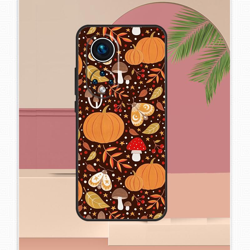 Autumn Leaves Fall Halloween Case For Huawei Honor X8 X7 X9 50 70 P20 P40 Lite P30 P50 Pro Nova 5T P Smart 2021 Cover
