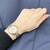 Vivienne Westwood Watch with Shopping Bag Charm, VV006PRSSL, White Mother-of-Pearl Dial, Pink Gold & Silver, 32mm