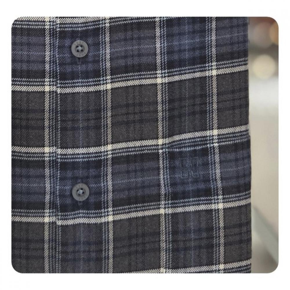 Daks Fleece Check Shirt Dmw3shcl211g1
