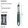 Stainless Steel Vegetable Fruit Peeler Ergonomic Non-Slip Handle Rust Resistant for Home Kitchen Restaurant Food Prep