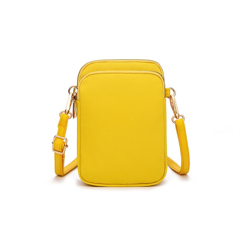 Мини-сумка через плечо для ходьбы, тканевая сумка для мобильного телефона, вертикальный кошелек для монет