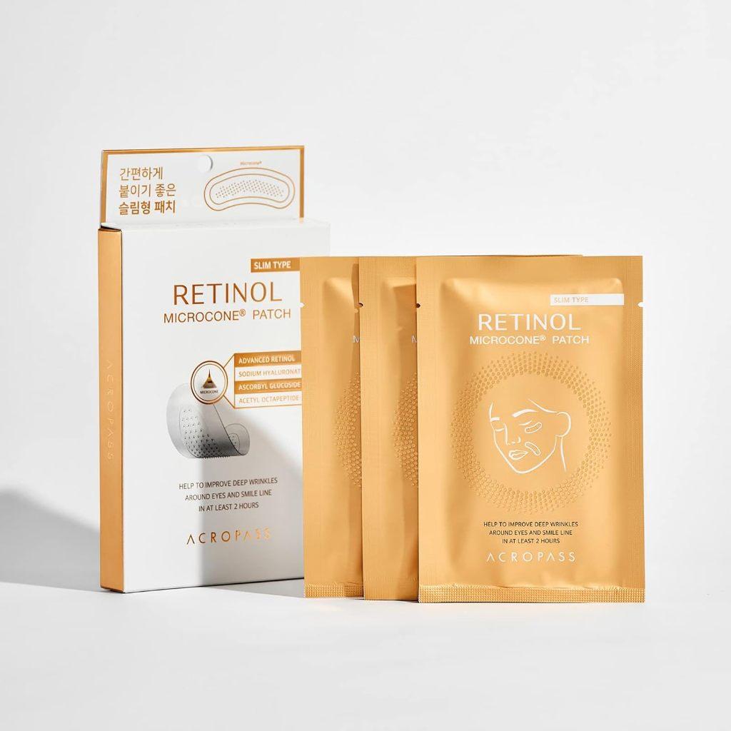 ACROPASS Slim Retinol Microcone® Patch (1 box = 3 pouches)
