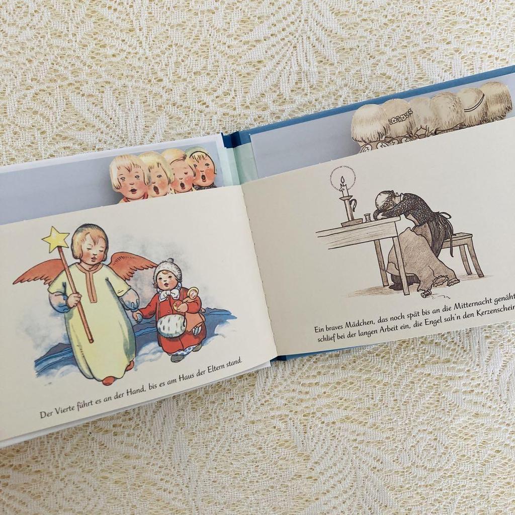 [Б/У] Иностранные книги, старые книги, немецкие книжки-картинки, Прекрасные ангелы Эрцевенцвитора