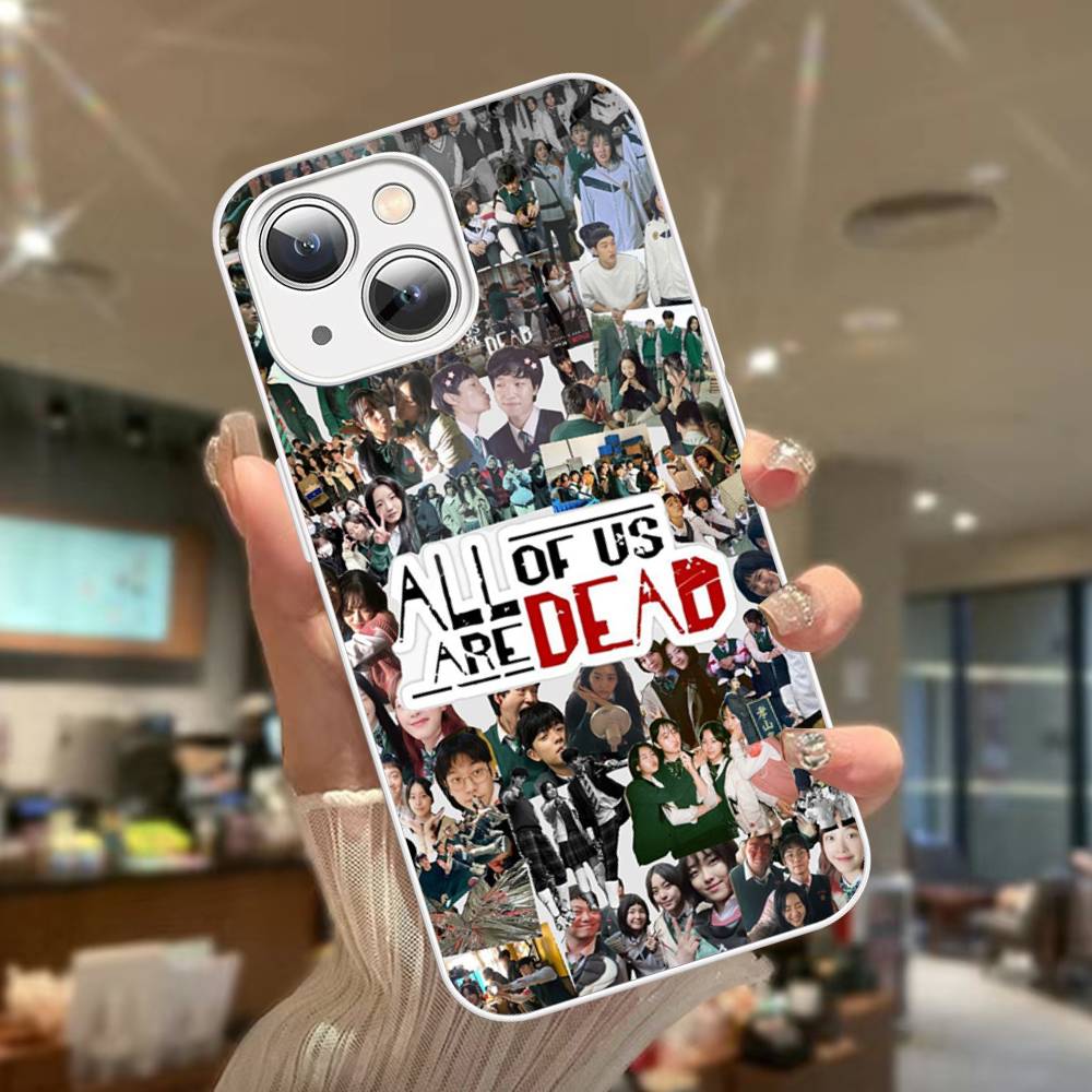 Horror TV All Of Us Are Dead Tempered Glass For Iphone 14 13 12 11 Pro Mini XS MAX 14Plus X XS XR Fundas