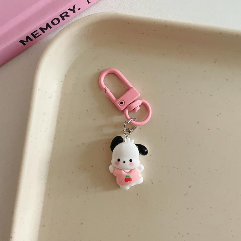 Милый розовый Sanrio Hello Kitty Melody Kuromi Cinnamoroll Брелок Подвеска для сумки Шармы Украшение для рюкзака Подарки