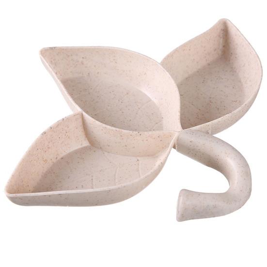 Condiment Container Easy To Clean Pack Sauces Reusable 3 Grids Soy Sauce Dipping Dish Appetizer Tray Household Supplies