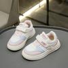 Children's Little White Shoes Girls' Mesh Sneakers 2025 Spring and Autumn New Breathable Soft-soled Casual Mesh Shoes Boys' Board Shoes
