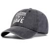 Unisex OF COURSE IM RIGHT IM DAVE Print Wash Baseball Caps Spring and Autumn Outdoor Adjustable Casual Hats Sunscreen Hat
