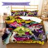Chainsaw Man Pattern Bedding Set Quilt Cover Pillowcase Home Decor Gift (1 * duvet cover + 2 * pillowcase, without core)