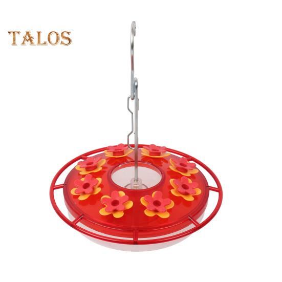 Кормушка для колибри 450 мл с насестом и портами для кормления, подвесная кормушка для диких птиц для декора сада и заднего двора