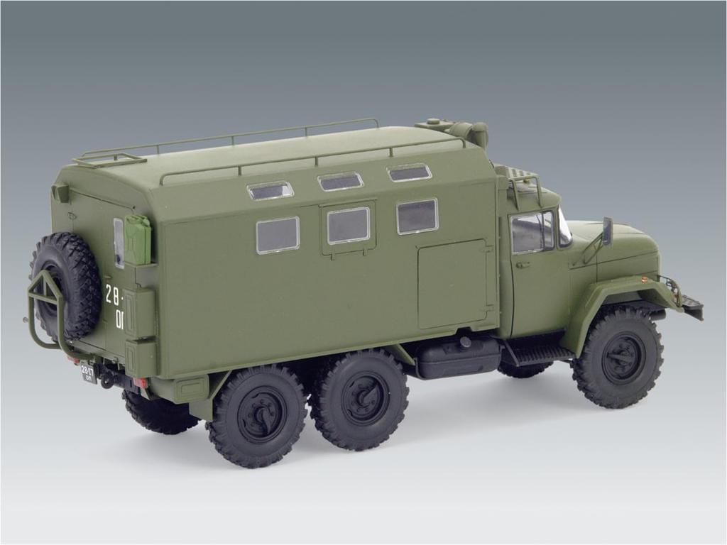 ICM Soviet KShM Command Vehicle Plastic Model 1/35 ZiL-131