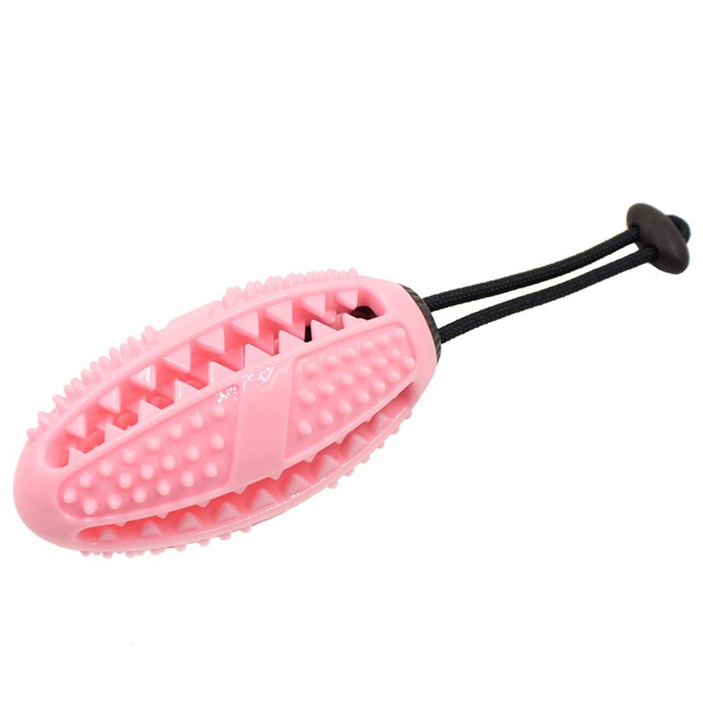 Интерактивная игрушка для домашних животных TPR, мяч-дозатор для жевательной еды для собак, зубная щетка для чистки моляров домашних животных, игрушка-зубная щетка для ухода за зубами щенков