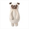 Back Pressure Point Massage Cushion, Hana the Pug, Relax Work (Total Length: Approx. 31cm), 87015-32