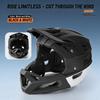 Adult Full Face Mountain Bike Helmet Off-Road Cycling Helmet for Extreme Racing Downhill BMX Skateboarding, Black, Size L