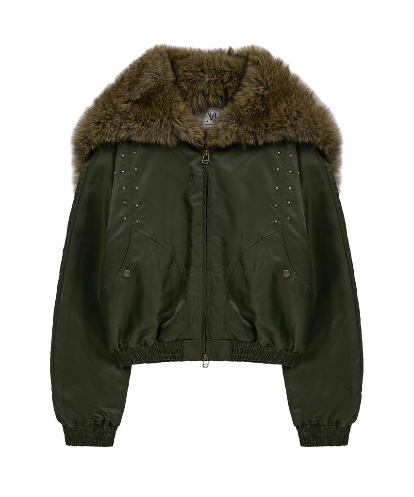 Midnight Move Fur Ny Jumper (Khaki)
