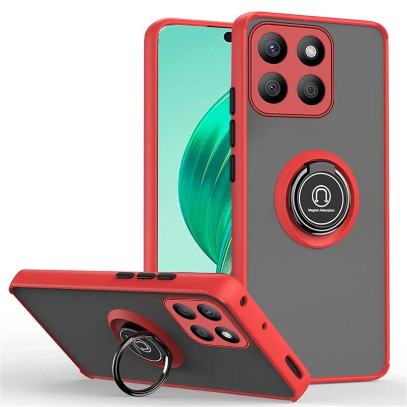 Матовый защитный чехол для Honor X8b X7b 5G X9b X8a X7a X6a X9a X7 X6 X5 Plus чехол-кольцо магнитный держатель подставка противоударный чехол Fundas