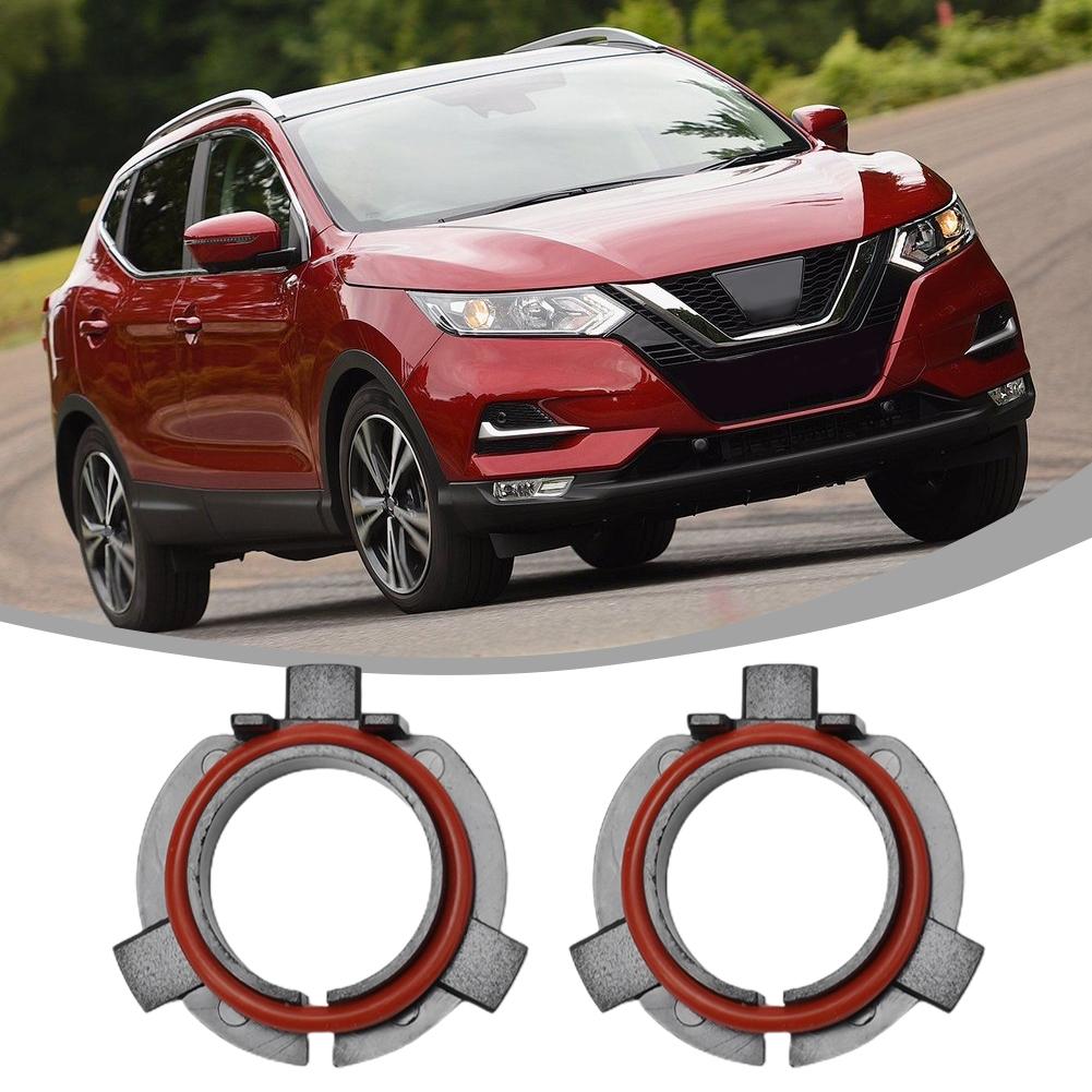 Base Headlight Bulb Adapter Black H7 Holder Plastic