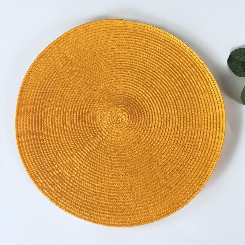 PP placemat, thermal insulation mat, leave-in coaster, dining table mat, decorative mat, hot-selling, multi-color optional, modern simplicity