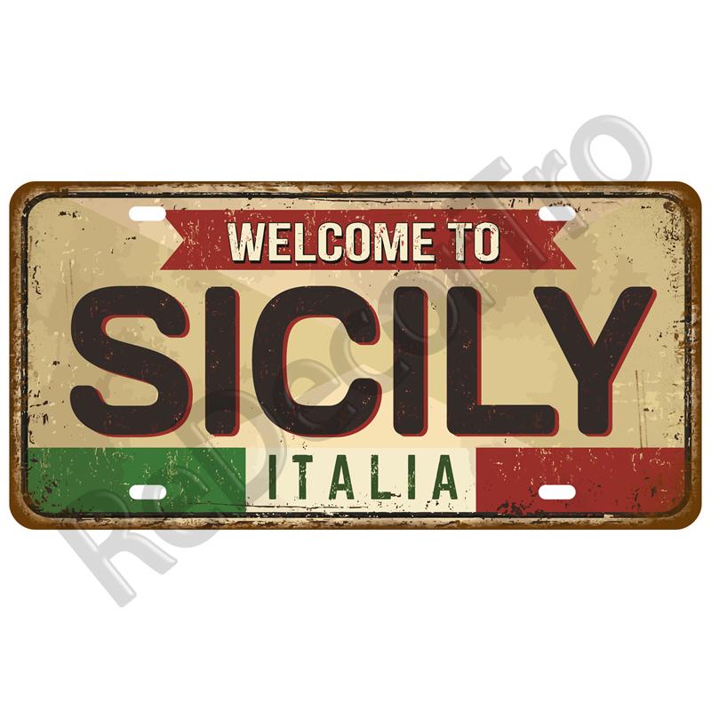 Винтажная жестяная вывеска для бара, паба, клуба, пещеры, настенное украшение, калифорнийская жестяная пластина, табличка, Мадрид, Париж, декор, металлический знак города