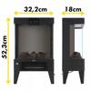 Aspen 2000W Electric Fireplace