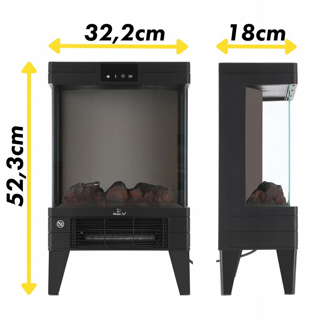 Aspen 2000W Electric Fireplace