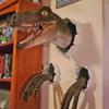 Wall Breaking Velociraptor Set Dinosaur Wall Statue Crafts 3D Wall Decoration Holiday Decoration Props Home Decoration