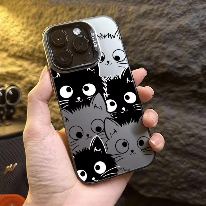 Чехол для телефона с рисунком мультяшного кота для Samsung Galaxy S23 S24 S25 S26 Ultra S22 S21 S20 Plus FE A15 A16 A34 A35 A53 A54 A55
