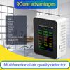 Измеритель качества воздуха 12-в-1 Детектор PM2.5 PM10 HCHO AQI Температура Влажность Тестер С TFT Цветным Дисплеем