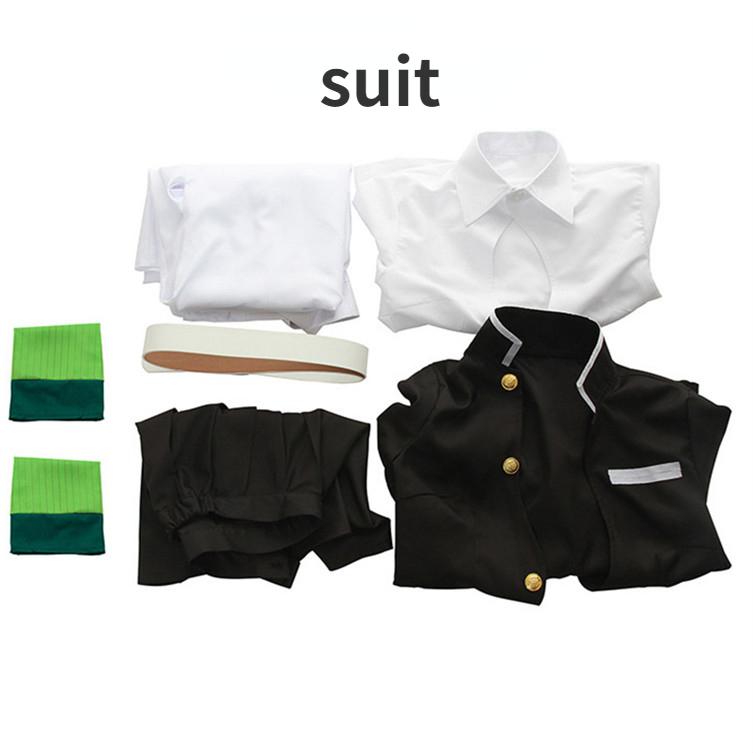 Anime Demon Slayer Kimetsu No Yaiba Cosplay Costume Women's Kimono Halloween Carnival Party Dress