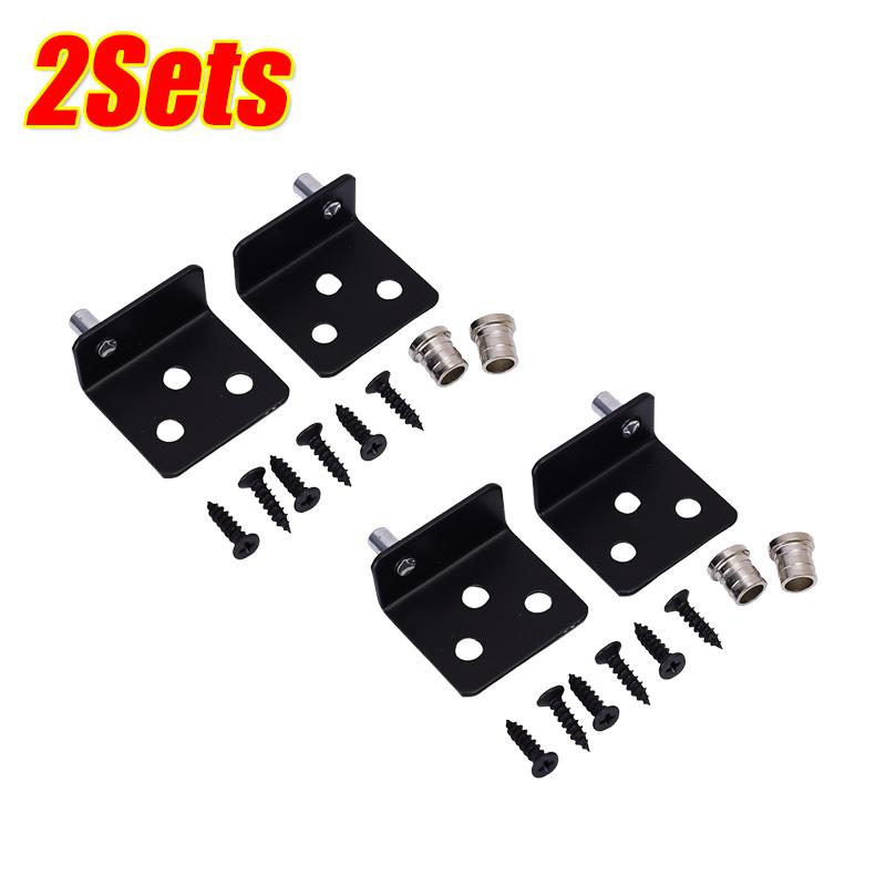 4/1Set Stainless Steel Cabinet Door Pivot Hinges Heavy Duty Concealed Door Hinges For Furniture Cabinet Wood Frame Hardware Tool