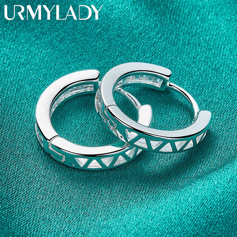 Серьги из стерлингового серебра 925 пробы с круглым цирконом для женских очаровательных ювелирных изделий