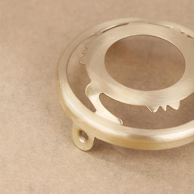 1 шт. патрон для лампы из латуни с тремя отверстиями, кольцо E27 E14, винтовой абажур, фиксированное кольцо, держатель абажура и разъем