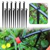 50 Pcs 1/4 Inch Hose Bracket Garden Drip Hose "C" Shape Fixed Stems Holder Garden Irrigation Pipe Inserting Ground