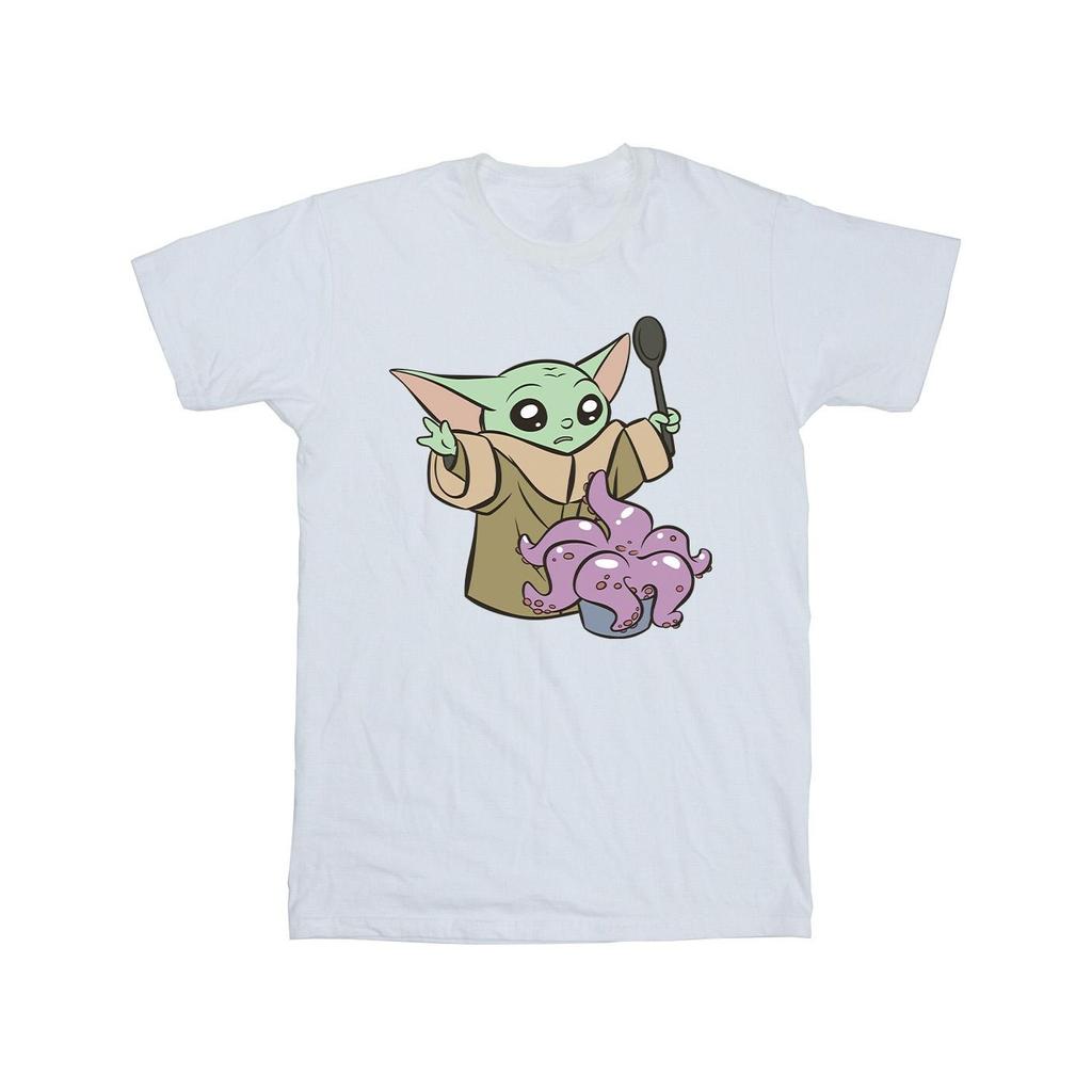Star Wars Mens The Mandalorian Spooky Cooking T-Shirt